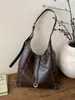 Bolsa Retrô para Mulheres 2025 Outono e Inverno Nova Moda Grande Capacidade Ombro Axila Bolsa Casual Versátil Roupa de Trabalho Bolsa Tote