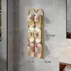 Colgador de Zapatos para Baño, Simple Estante para Guardar Pantuflas, Organizador de Zapatos de Múltiples Niveles, Soporte de Pared para Zapatos para Baño