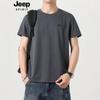 Camiseta de Manga Corta Jeep Spirit para Hombre 2025 Nueva de Verano Marca de Moda para Hombre Simple Cuello Redondo Camiseta Interior para Hombre