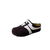 Sandálias Femininas Fechadas na Ponta com Cadarços, Solado Grosso e Elevação Interna, Estilo Birkenstock Primavera 2026