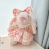 Solo Ropa de Muñeca/Ropa Hecha a Mano para Muñeca Conejo Jc Bonnie, Pijama, Vestido Mismo Estilo del Pequeño Libro Rojo, Conjunto para Muñeca de 32cm, Lindo