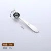 Juego de cucharas medidoras de acero inoxidable 304, 6 piezas, con varios tamaños y marcas, para hornear, medir ingredientes y dispensar leche en polvo o café