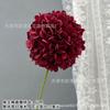 Boda sola grande roto jade hortensia flor artificial 90 piezas morado decoración de boda fila de flores de camino arreglo floral de fondo
