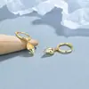 Pendientes de Caracola para Mujer Plata de Ley 925 Estilo Ins Europeo y Americano Aro de Oreja de Caracola de Moda Tendencia Personalizados Joyería de Oreja de Alta Gama Elegante