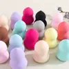 Conjunto Popular Transfronteiriço de 9 Peças de Esponjas de Pó de Cor Pura Beauty Egg Esponja de Polegar Esponja de Pó de Algodão Conjunto de Mini Esponjas de Pó