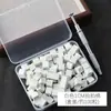 Caja de 1 cm Mini Bloque de Tofu para Uñas Gradiente Esponja Pegamento de Palmada Rubor Cuadrado Pequeño Set de Bolígrafos de Agarre