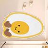 Alfombra de Cachemira Gruesa Linda de Dibujos Animados Felpudo para Pies Inodoro Baño Dormitorio Felpudo Absorbente Buen Cuidado
