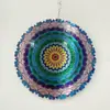 Venta Directa de Fábrica Carrillón de Viento Metálico Giratorio de Acero Inoxidable Decoración para Jardín y Hogar Europea y Americana Molinillo de Viento Mandala Spinner 3D