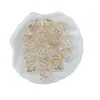 Cuadrados transparentes con relieve dorado de ondas de agua, accesorios para joyería DIY hechos a mano, disponibles en stock para transmisiones en vivo en línea