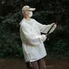Ropa de Protección Solar para Exteriores para Hombres y Mujeres, Color Sólido, Nuevo Estilo de Verano, Ligera, Transpirable, Anti-UV, Ropa de Protección Solar para Parejas, Chaqueta con Capucha