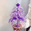 Árbol de Navidad de Fuegos Artificiales Paquete de Materiales Hecho a Mano DIY Palo Retorcido Adornos Caseros para Novias y Mejores Amigas Regalos de Navidad