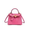 Bolso Kelly Piel Genuina Bolso Cruzado para el Trabajo Versátil para Mujer Nuevo Estilo para Oficinista Bolsos de Mano de Gama Alta para Mujer