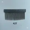 Peine de hierro 42T/84 dientes, accesorio para telares de chorro de aire de fábrica textil, herramienta para reparar y enhebrar el telar, peine de hierro-madera