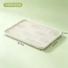 BNBSBandeja de Drenaje de Doble Capa para el Hogar de Plástico Rectangular Bandeja para Té Bandeja para Frutas Bandeja para Tazas de Agua Tazas de Té Bandeja de Drenaje