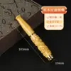 Sostenedor de Cigarrillos con Filtración Circulante, Cabeza Compacta de Cobre Finamente Tallada, Varilla Deslizante, Doble Filtración Eficiente, Alquitrán Lavable, Soporte para Cigarrillos de Sándalo Tallado de Dragón