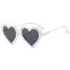 2025 Nuevas Gafas de Sol de Moda para Niños con Forma de Corazón de Melocotón, Protección Solar Personalizada para Hombres y Mujeres, Gafas de Sol para Transmisión en Vivo de Bebé Douyin