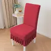 2025 Nueva Tela Elástica Universal Engrosada Funda para Silla de Comedor Funda para Taburete Cojín de Silla Respaldo Integrado