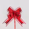 50 Flores de Tirar Mariposa Mate, Flores de Tirar con Cinta Grande para Navidad, Pascua y San Valentín, Lazos de Mariposa de Organza Transfronterizos
