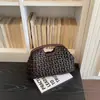 Bolsa de Palha Tecida Versátil Nova Moda 2026 para Mulheres, Bolsa de Mão de Grande Capacidade com Toque de Luxo, Bolsa de Palha Vintage para o Dia a Dia