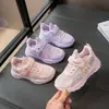 Zapatillas Deportivas para Niñas Primavera y Otoño 2026 Nuevo Estilo Niños Medianos y Grandes Casual Zapatos de Papá Malla Infantil Transpirable Zapatillas de Correr