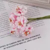 Tela Artificial Estéreo Bicolor Coreana Flores de Mano Guirnalda Hecha a Mano Pasador Materiales para Flores Joyería Accesorios Pequeños