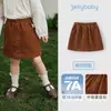 [7A Antibacteriano] Saia para Meninas Estilo Primavera Infantil Saia Evasê Retrô Francesa para Bebês 3 Peças de Roupa de Primavera Saia