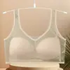 Directamente del fabricante, superventas transfronterizo, sujetador de malla sin espalda, sin costuras, cómodo, con soporte lateral para el pecho y efecto adelgazante para busto grande, delgado para el verano