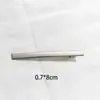 Pinza metálica para el pelo Color níquel perla pinza para flequillo ovalada DIY pinza inferior pinza lateral pinza triangular para el pelo pinza de moda para todo