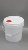Balde de fertilizante de grau alimentício de 10L / balde de embalagem plástica, balde de tinta / areia para gatos, ração para cães, molho, balde plástico para suprimentos agrícolas