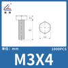 Tornillo de hexágono exterior de nylon Lianyang perno de plástico tornillo de nylon cabeza de lenteja tornillo de hexágono exterior tornillo aislante de hexágono exterior Blanco