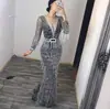 Comercio Exterior Transfronterizo Invierno Europeo y Americano Estación Independiente de Mujer Vestido Nuevo Vestido de Borla Dorada de Manga Larga Nuevo Estilo