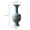 Cerâmica Jingdezhen Estilo Erudito Chinês Vaso Dispositivo de Flores Hidropônicas Hall de Entrada Ornamentos Decorativos Fabricante Atacado