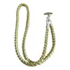 Lanyard Tejido de Lujo Ligero de Moda Correa Cruzada Larga para Exteriores Duradera Anti-Caídas Anti-Pérdida Correa de Muñeca Gruesa Simple