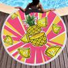Toalla de Playa Redonda Amazon Comercio Exterior Borla Manta Redonda Toalla de Baño Toalla de Microfibra Estampada con Piñas
