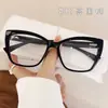 7035 Nuevo Marco de Gafas Retro Ojo de Gato Anti-azul Estilo Europeo y Americano Personalizado Liso Moderno Gafas Planas Gafas Modernas para la Calle