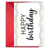 Amazon Cross-Border Novo Produto Conjunto de Envelopes com Cartão de Cumprimentos Colorido de Aniversário Saudações de Festa de Aniversário Cartões de Agradecimento