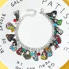 Pulsera con Dijes de Personajes de Película de Dibujos Animados Calientes Transfronterizos DSN Blancanieves Joyería de Aleación de Zinc Venta al por Mayor
