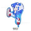 Nuevo globo de aluminio de caricatura de Sonic the Hedgehog fiesta de cumpleaños sonido Chico Modelado traje infantil al por mayor