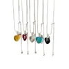 Versátil para el Viaje Color Amor Tirar Collar Largo Simple Temperamento Único Personalidad Única Moda Accesorios para Colgar en el Cuello para Mujer