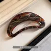 Grampo de Cabelo com Fio de Ouro e Concha Tinta para Mulheres 2025 Novo Versátil Elegante Simples Presilha Tubarão Nicho Alto Padrão Presilha de Pegar
