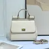 Série Dama da Sicília Simples e Versátil Estampa de Palmeira Bolsa de Ombro Cruzada Única Moda para Trabalho e Festa Bolsa Feminina Atacado