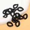 Cadena Acrílica Color Sólido Mate 17*23mm Anillo Abierto Plástico Escarchado Cadena Colgante para Joyería DIY Cadena para Teléfono Móvil