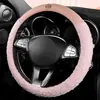 Capa de Volante JNX Camélia Atacado Tecido Respirável Conjunto de Várias Peças Capa de Manopla de Carro Feminina Ornamento Fofo