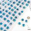 Broca para uñas con punta de Shi Yue, con destello transfronterizo, joyería para uñas con múltiples cortes, de cristal redondo, venta al por mayor