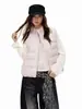 2026 Invierno Nuevo Estilo Caliente Chaleco de Plumas 90% para Mujer Corto con Cuello Alto Ropa Exterior Chaleco Chaqueta Ligera Cálida