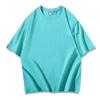 180g color sólido cuello redondo manga corta ropa para padres ropa de clase publicidad camisa cultural camisa de grupo camiseta de algodón personalizada personalizada