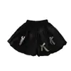 Nuevos Shorts de Verano para Niñas Estilo Coreano Chic Lazo Princesa Volante Pantalones Linterna Infantiles Dulces Versátiles
