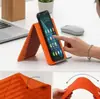 Soporte Plegable Flexible para Teléfono Móvil, Soporte de Silicona Portátil Multifuncional para Personas Perezosas, Modelo Creativo Universal para Tablets de Escritorio