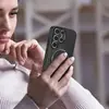 Funda para Teléfono Móvil con Soporte Anticaída de Fibra de Carbono de Fábrica Adecuada para Samsung Samsung S25 Ultra Funda Protectora Magnética