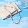 Europa e Estados Unidos transfronteiriço AliExpress hot beach foot atacado moda concha arroz beads shell colar pulseira